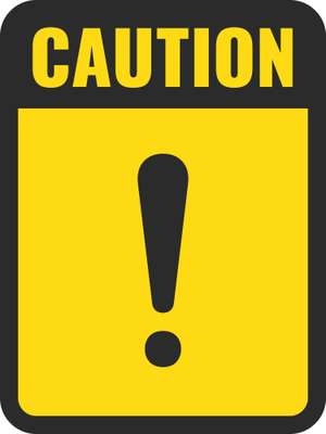 Sinal De Advertência Caution Segurança Png Grátis Para Baixar