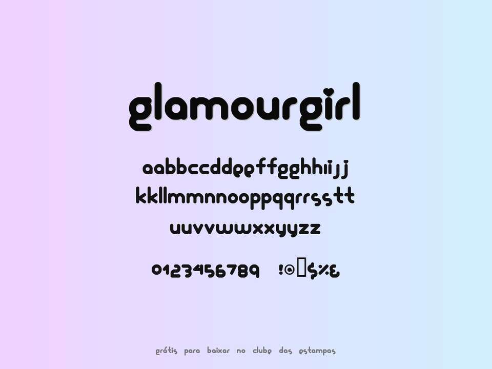 Fonte Glamourgirl Grátis Para Baixar