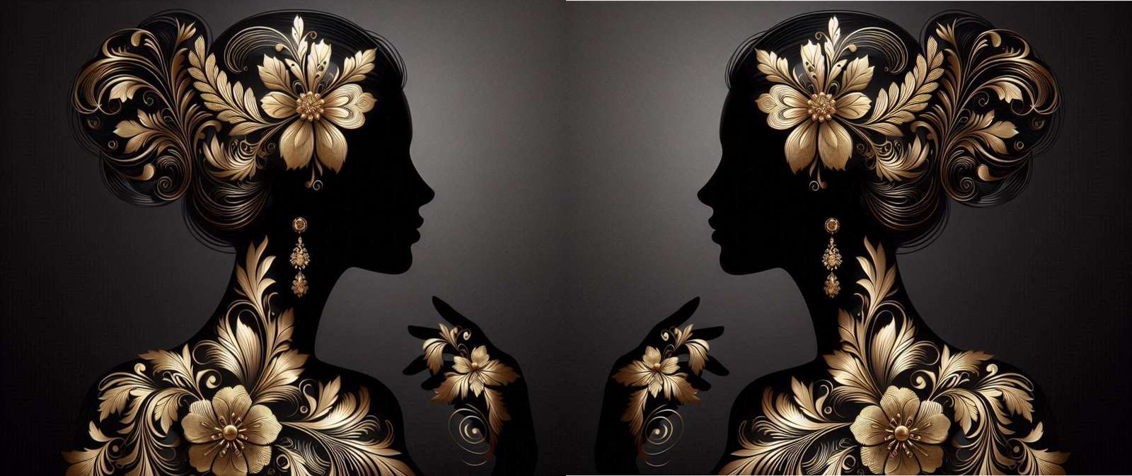 Ilustração Floral Feminina Estilo Oriental Arte Decorativa Png Arte Para Caneca Grátis Pra Baixar