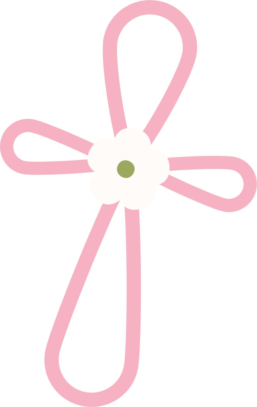 Broche Flor Estilizado Rosa Acessórios Png Grátis Para Baixar