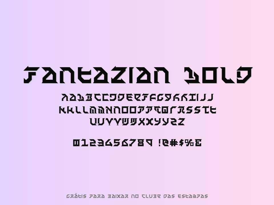 Fonte Fantazian Bold Grátis Para Baixar