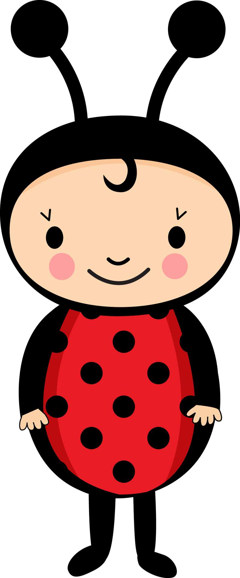 Elemento Joaninha Fofa Cute Png (50)
