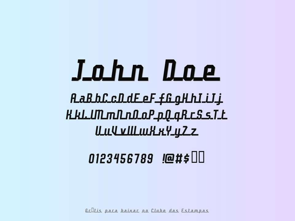 Fonte John Doe Grátis Para Baixar