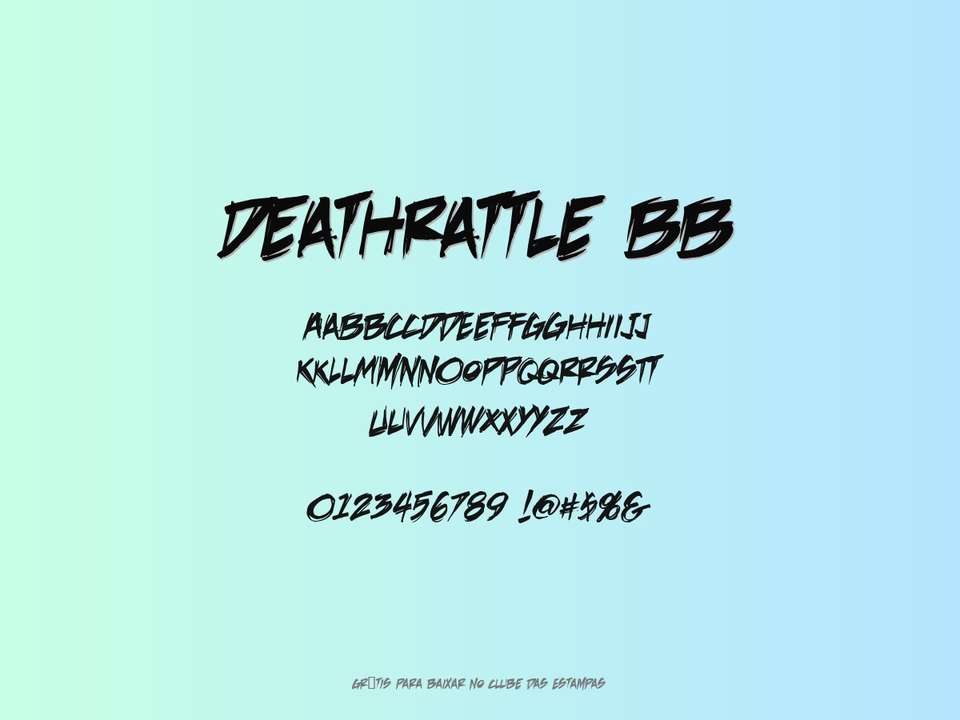 Fonte Deathrattle Bb Grátis Para Baixar