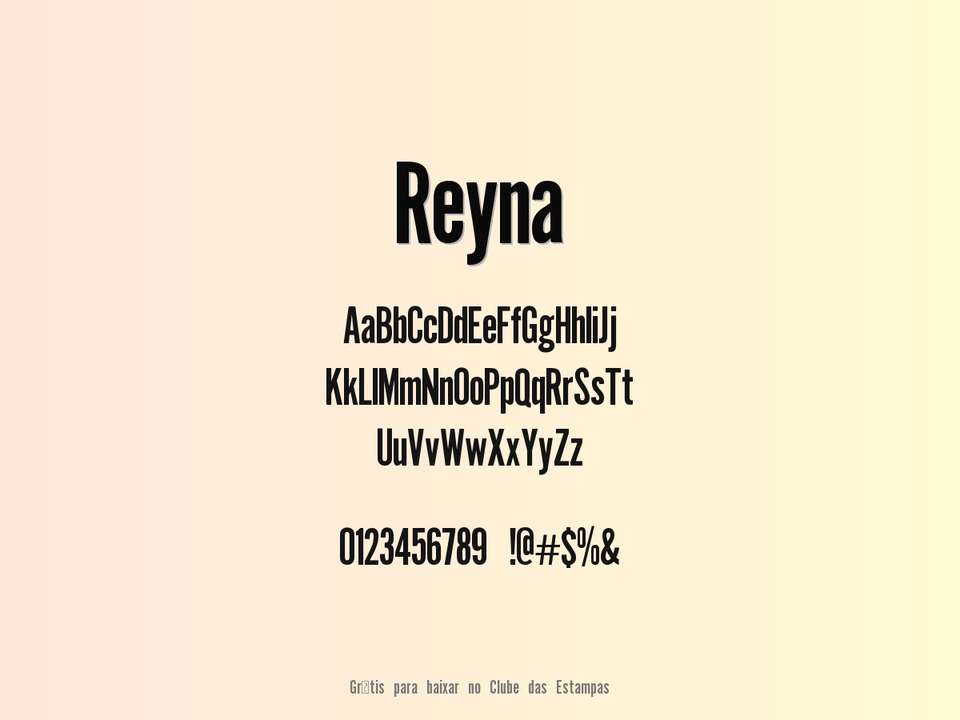 Fonte Reyna Grátis Para Baixar