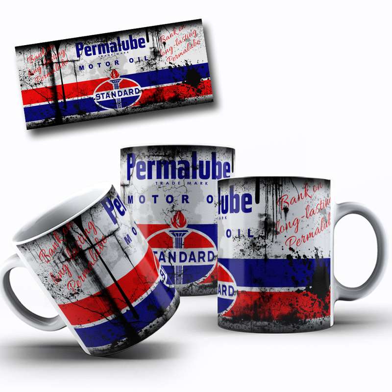 Arte Para Caneca Permalube Motor Oil Standard 6