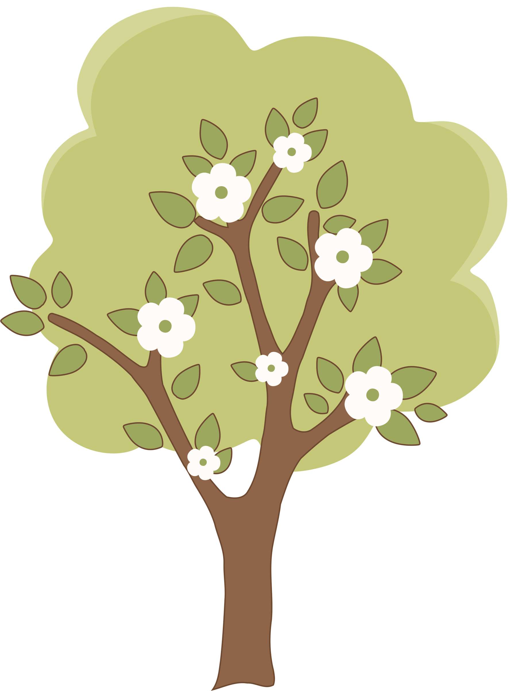 Árvore Florida Branca Natureza Png Grátis Para Baixar