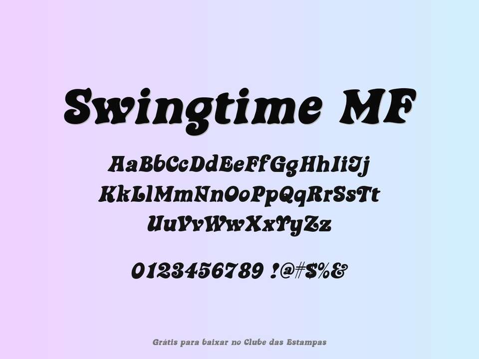 Fonte Swingtime Mf Grátis Para Baixar