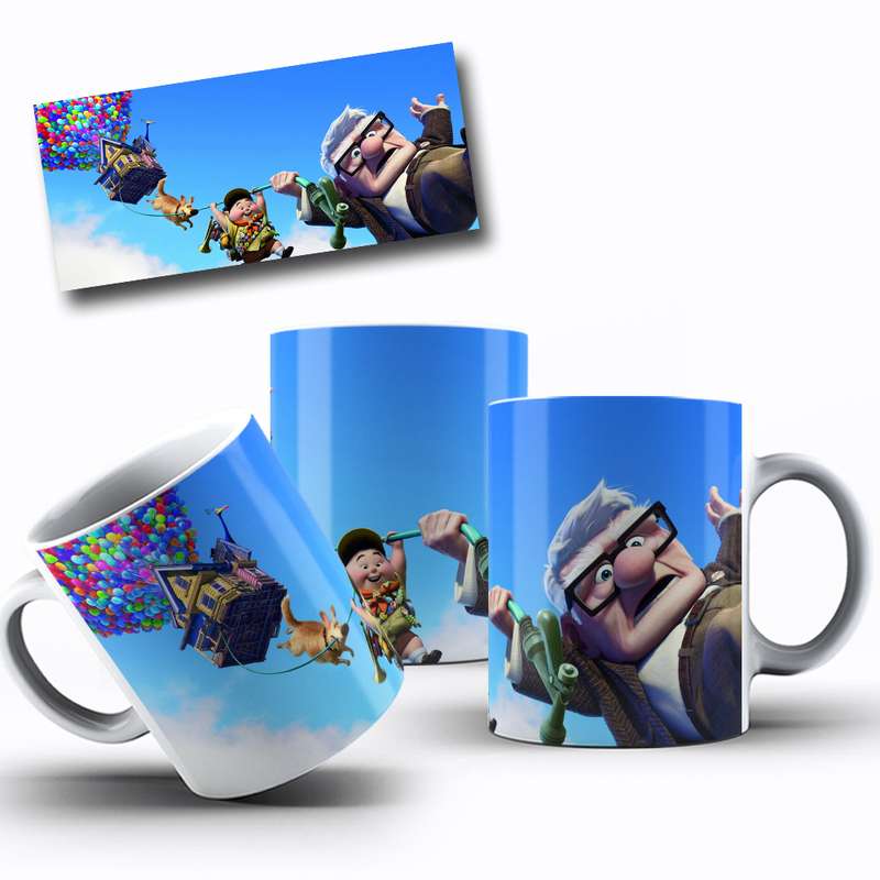 Arte Para Caneca Up Serie Personagens Cartoon 5