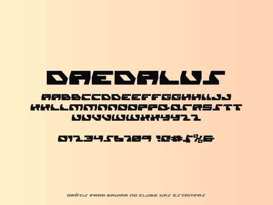 Fonte Daedalus Grátis Para Baixar