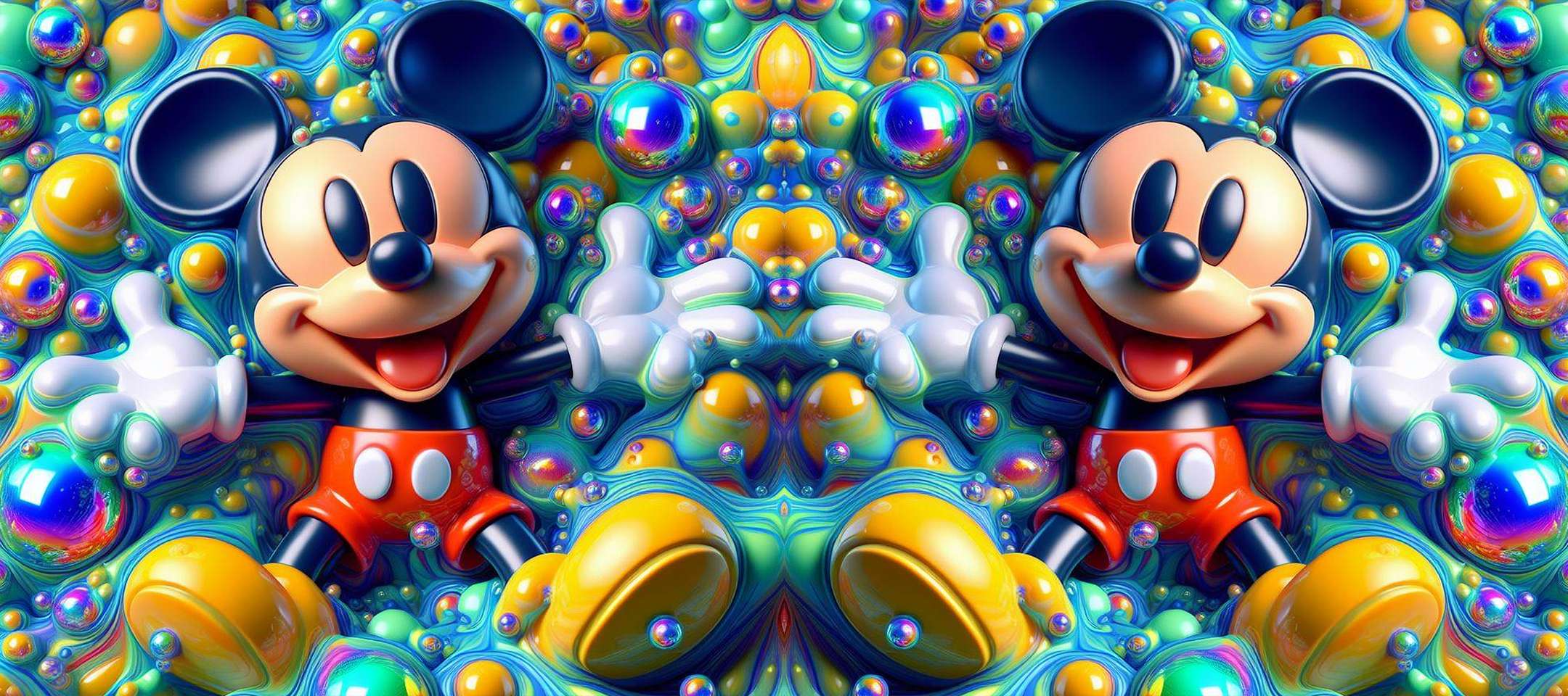 Mickey Mouse Em Fundo Aquático Vibrante Personagens Animados Png Arte Para Caneca Grátis Pra Baixar