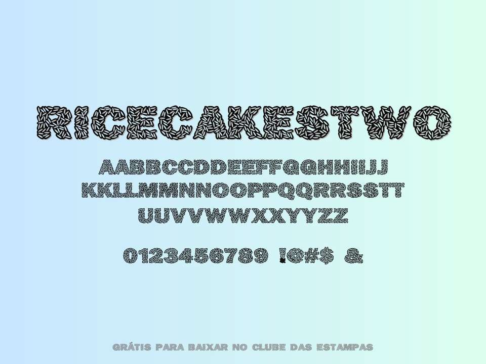 Fonte Ricecakestwo Grátis Para Baixar