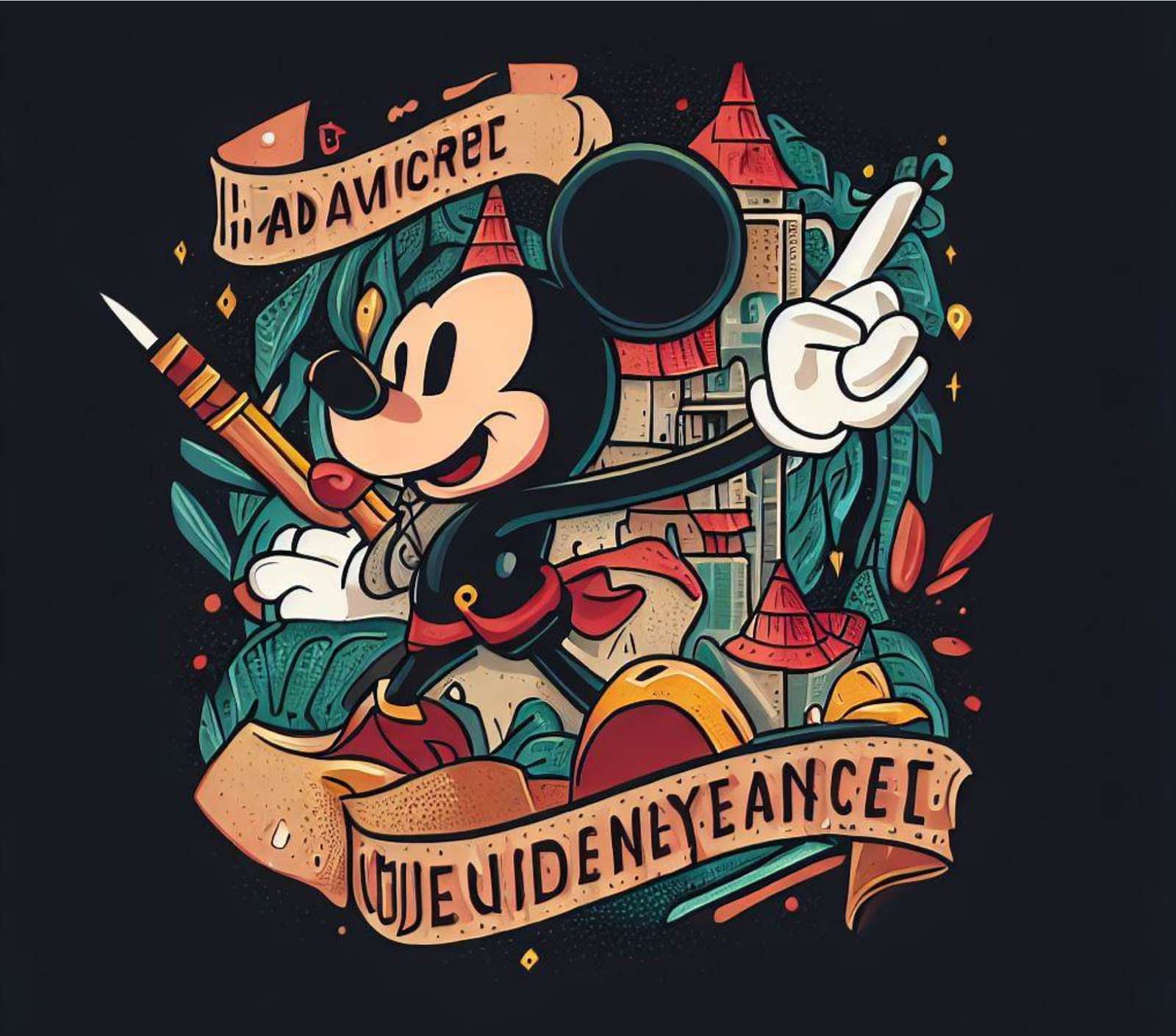 Mickey Mouse Com Frase Ad Avicrec Desenho Animado Png Arte Para Caneca Grátis Pra Baixar