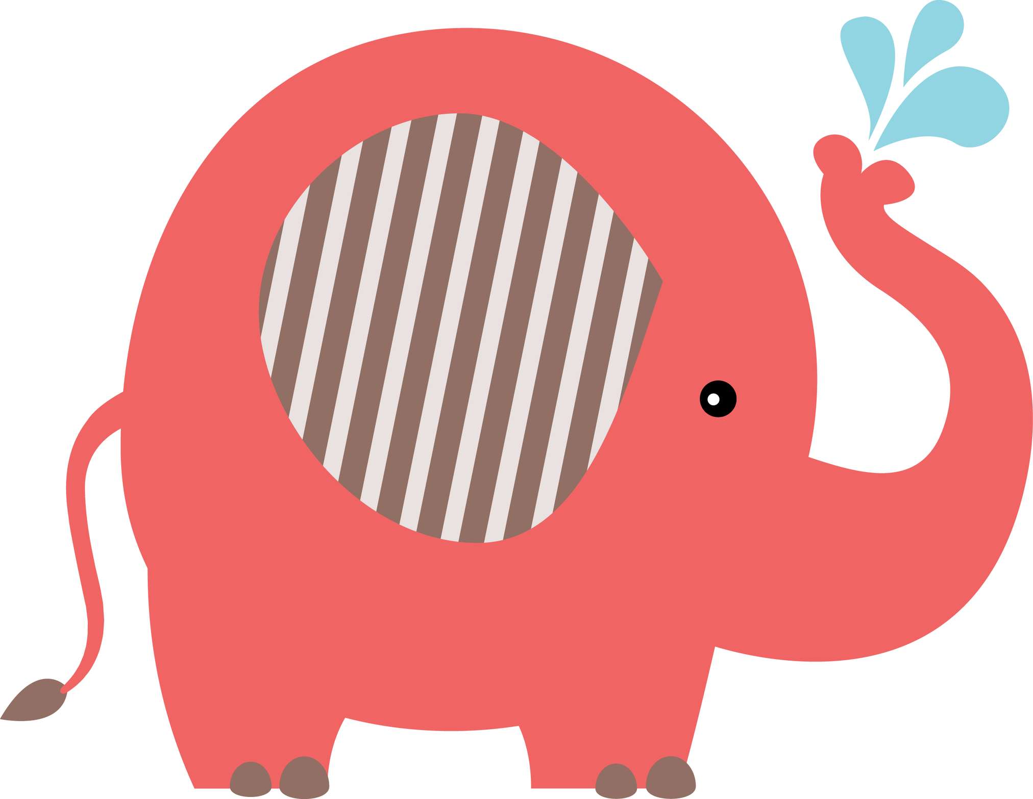 Elemento Elefante Cute Elefantinho Fofo Png (102)