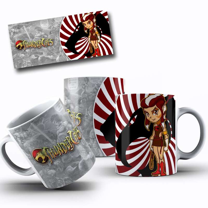 Arte Para Caneca Thundercats Personagem Estilo Cartoon 7