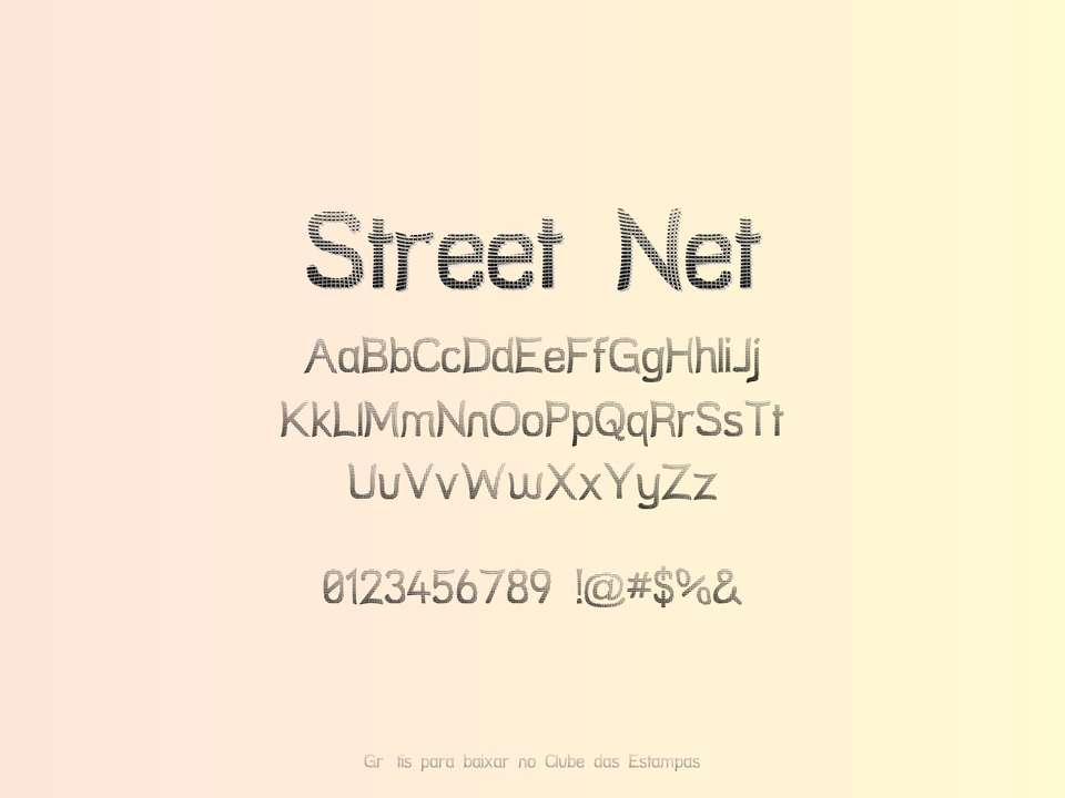 Fonte Street Net Grátis Para Baixar