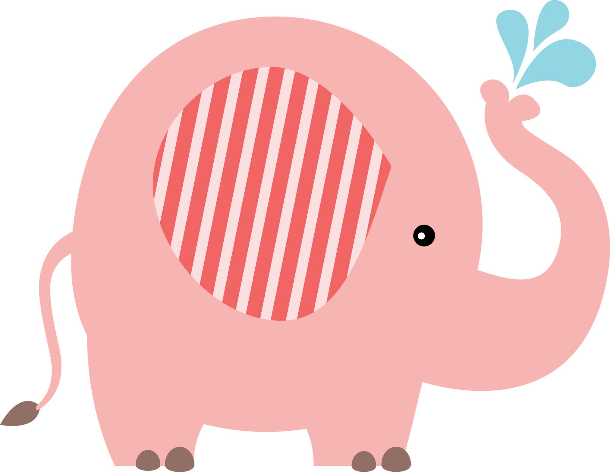 Elemento Elefante Cute Elefantinho Fofo Png (107)