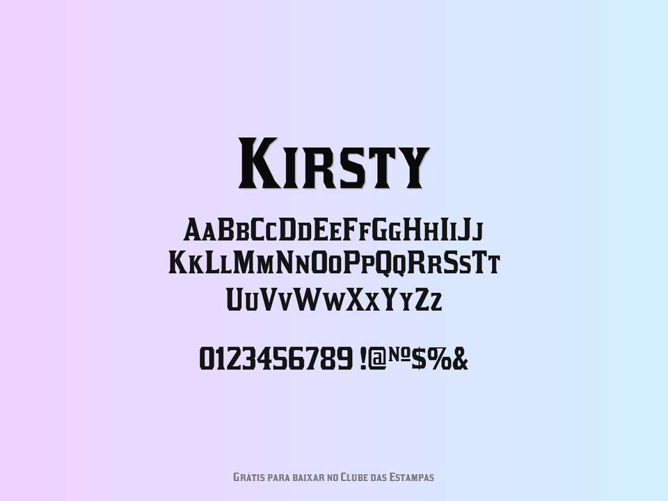 Fonte Kirsty Grátis Para Baixar