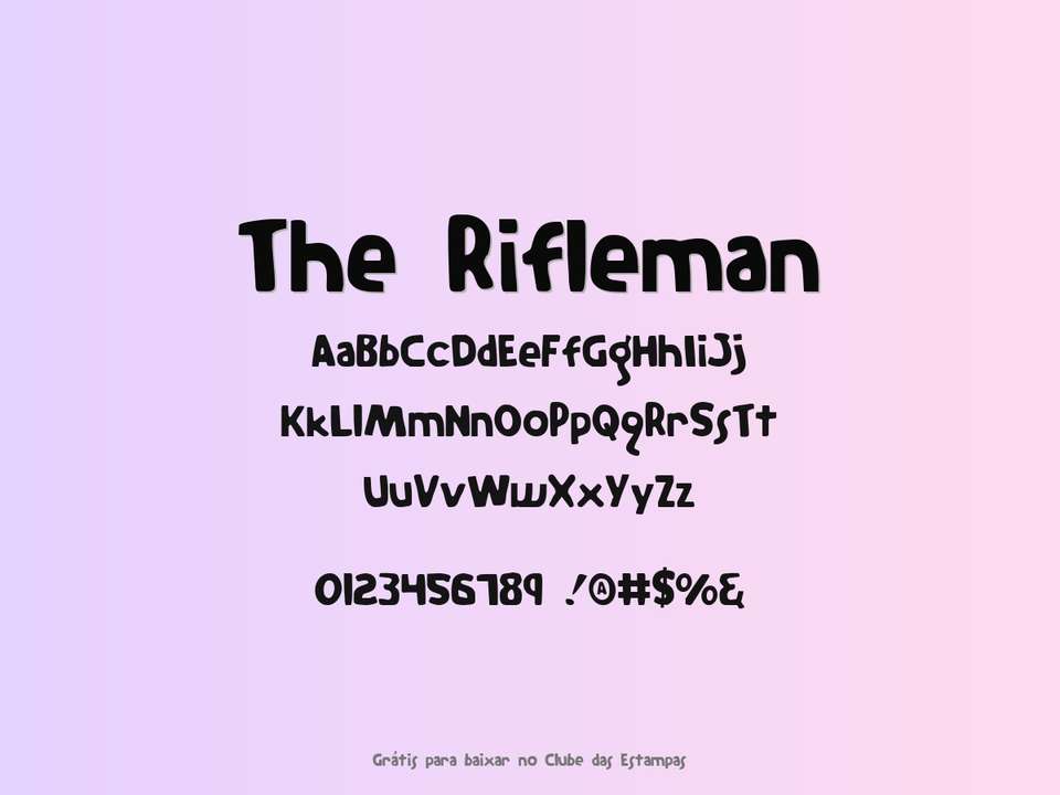 Fonte The Rifleman Grátis Para Baixar