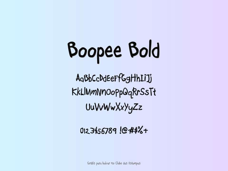 Fonte Boopee Bold Grátis Para Baixar