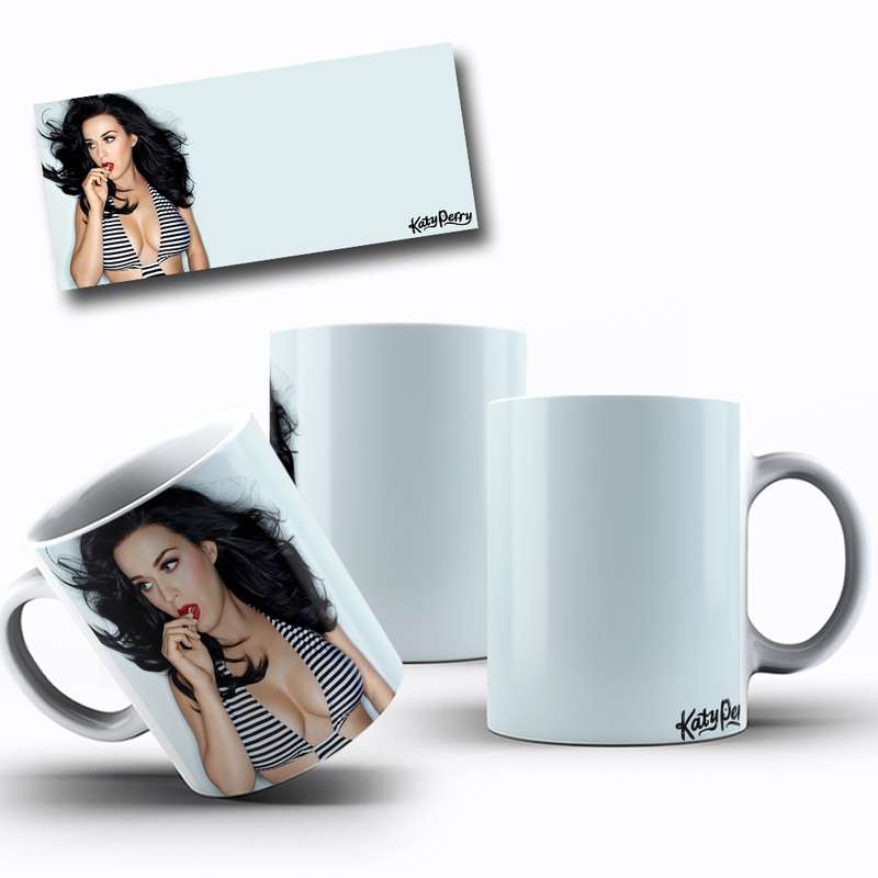 Arte Para Caneca Katy Perry Cantora 3