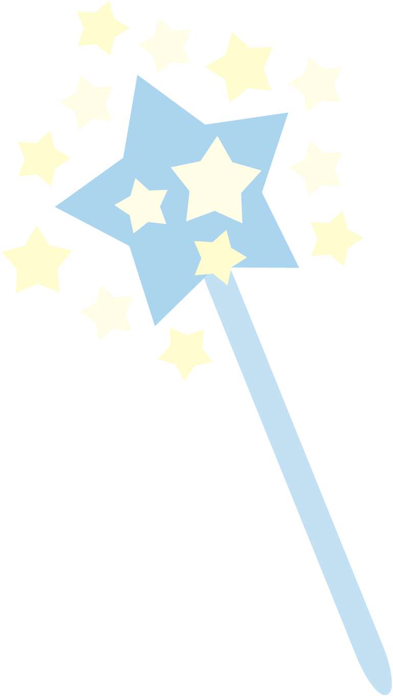 Varinha De Estrela Azul Fantasia Png Grátis Para Baixar