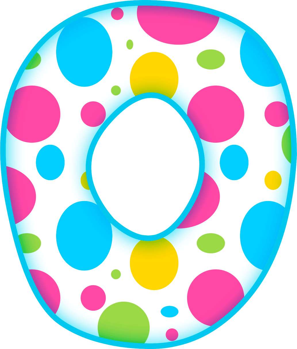 Elemento Numero 0 Zero Bolinhas Png