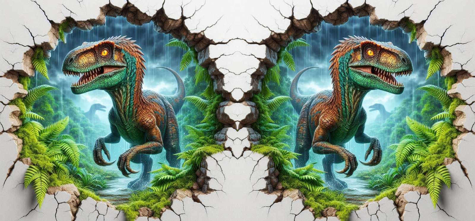 Dinossauros Em Ambiente De Selva Tropical Pré História Png Arte Para Caneca Grátis Pra Baixar