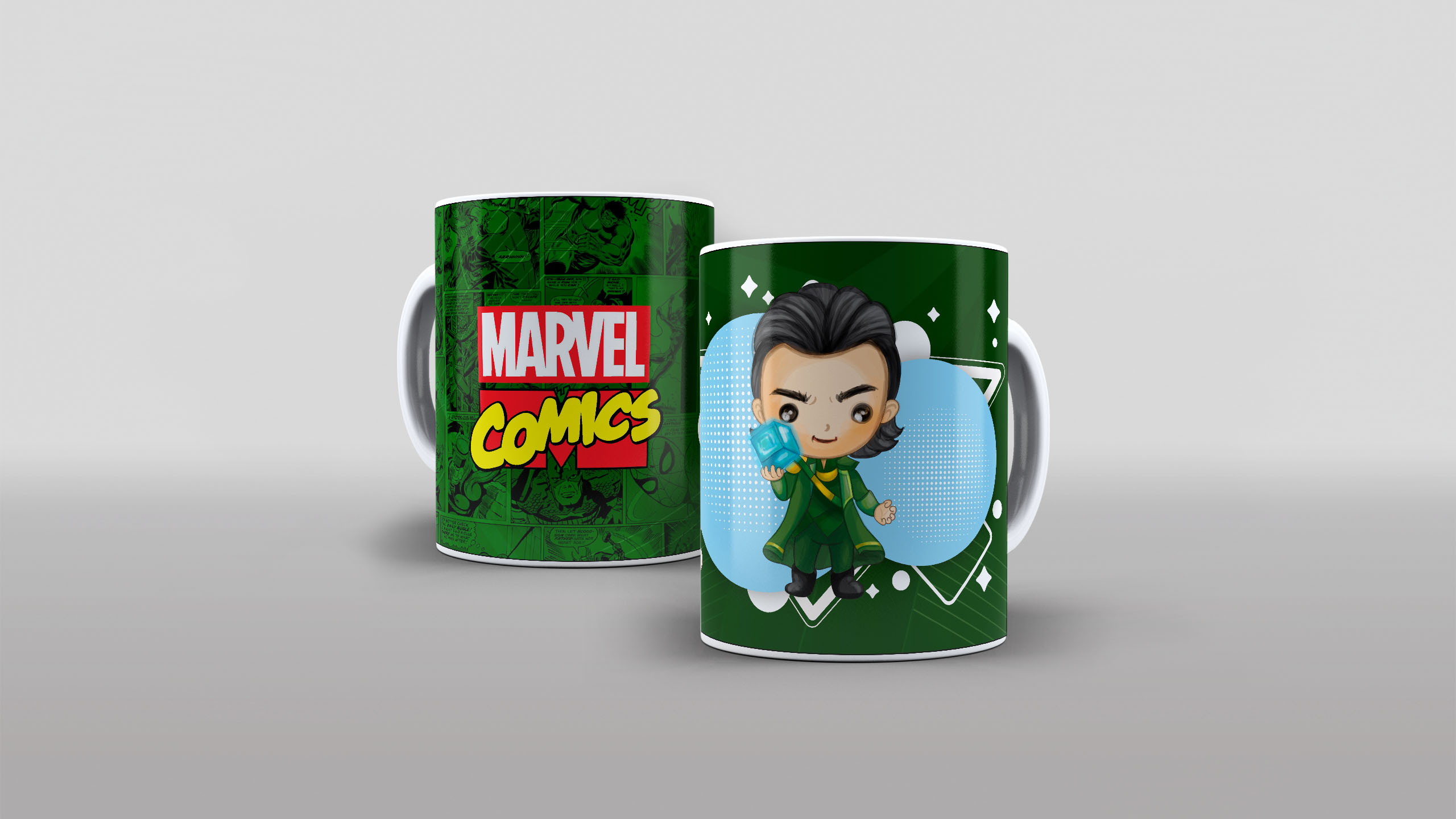 Arte Caneca Marvel Comics Heróis Cute Fofo Baby (13)