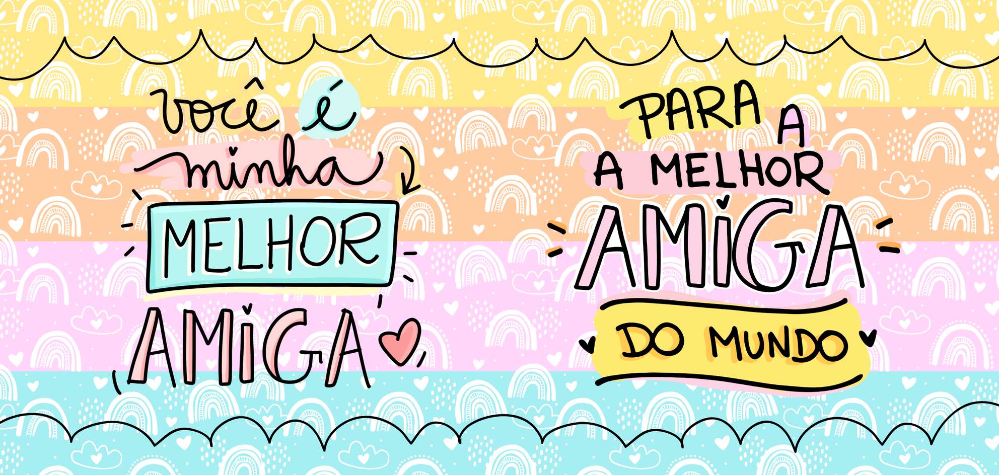 Você É Minha Melhor Amiga Do Mundo Ilustração Amizade Png Arte Para Caneca Grátis Pra Baixar