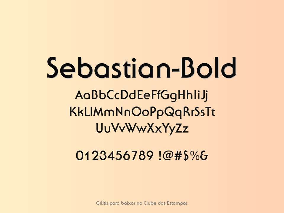 Fonte Sebastian Bold Grátis Para Baixar