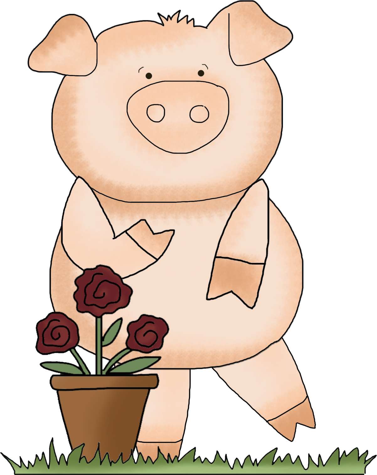 Elemento Porco Porquinho Cute Fofo (4)