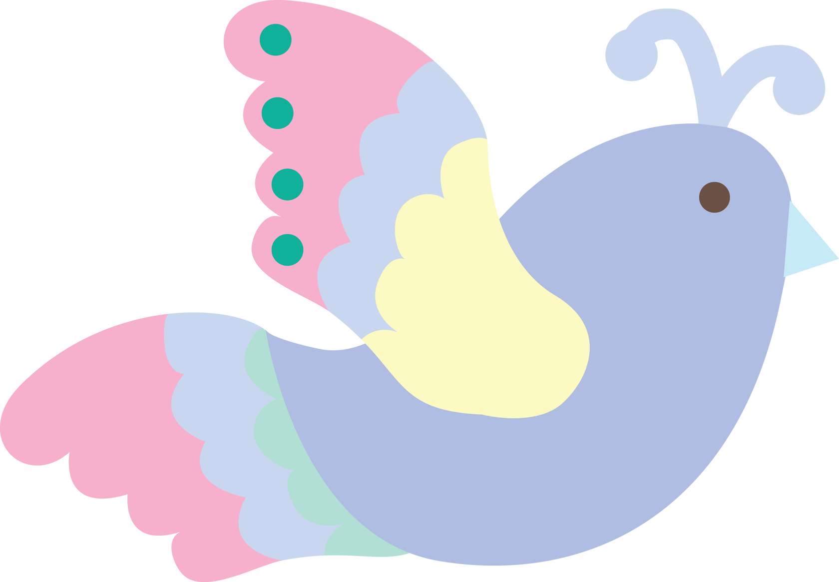 Pássaro Cartoon Colorido Animais Png Grátis Para Baixar