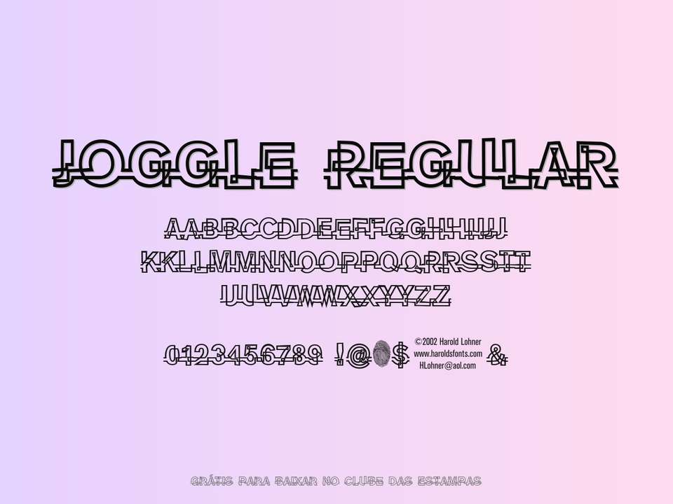 Fonte Joggle Regular Grátis Para Baixar