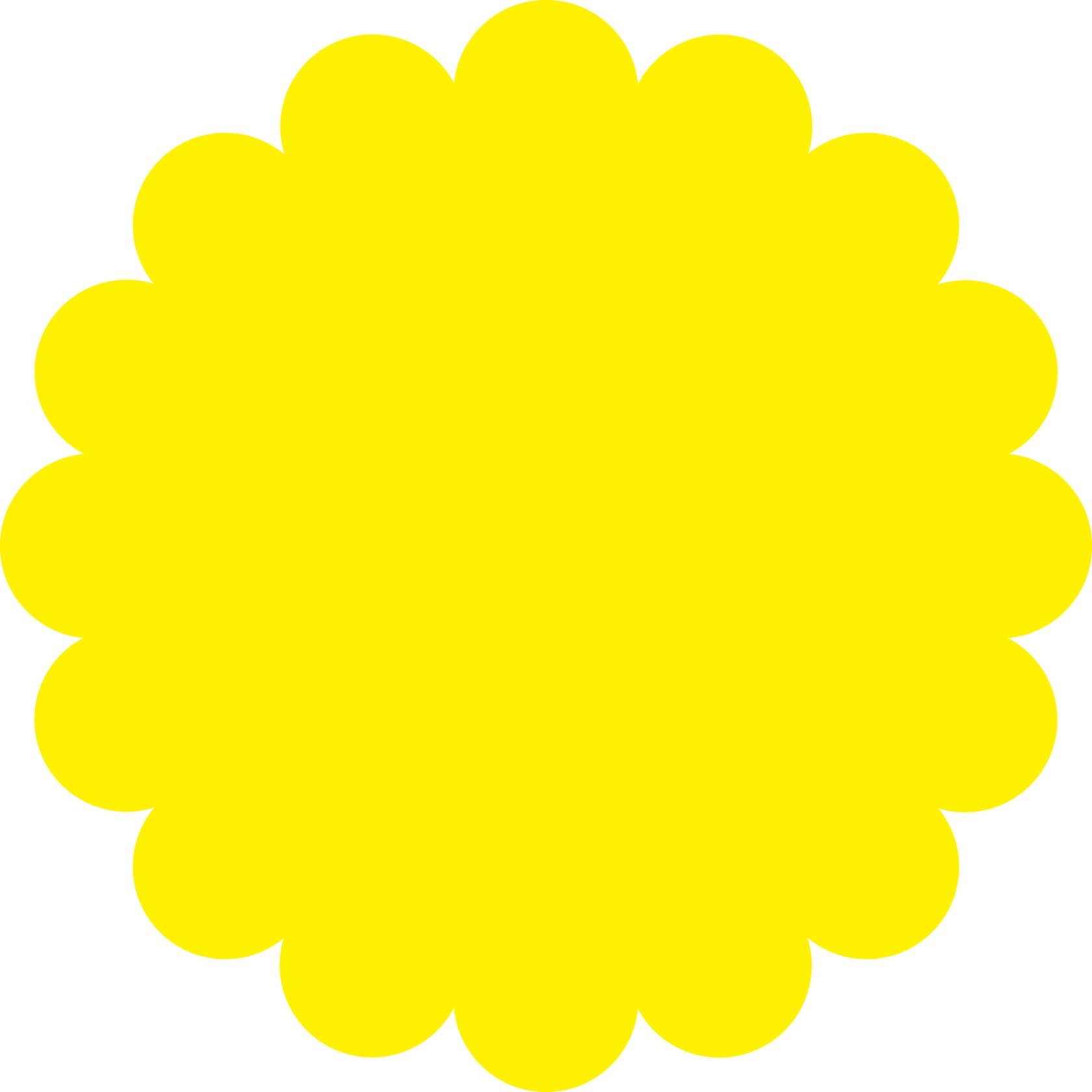 Círculo Amarelo Festivo Formas Png Grátis Para Baixar