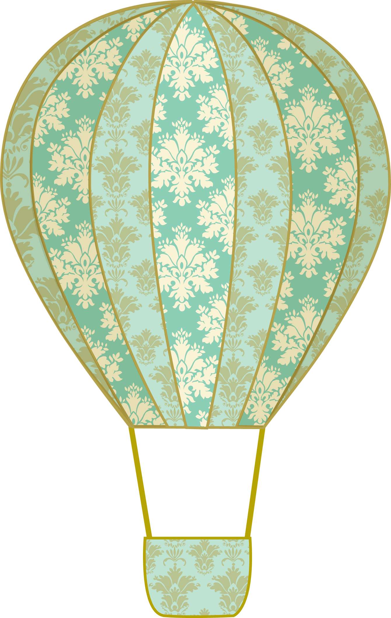 Balão De Ar Quente Estampado Balões Png Grátis Para Baixar