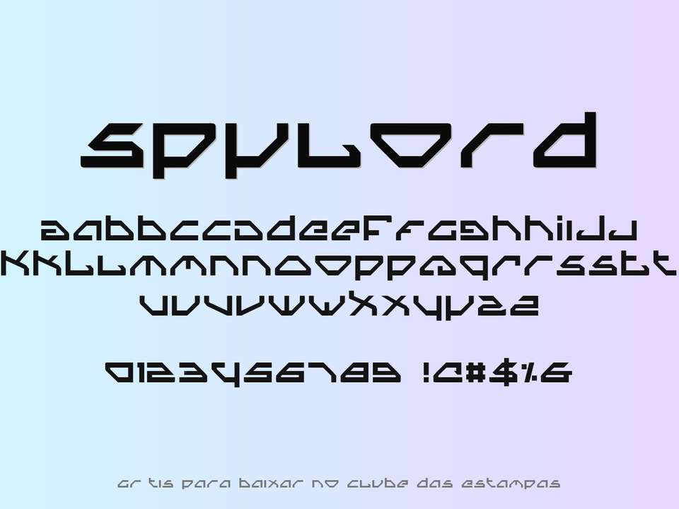 Fonte Spylord Grátis Para Baixar