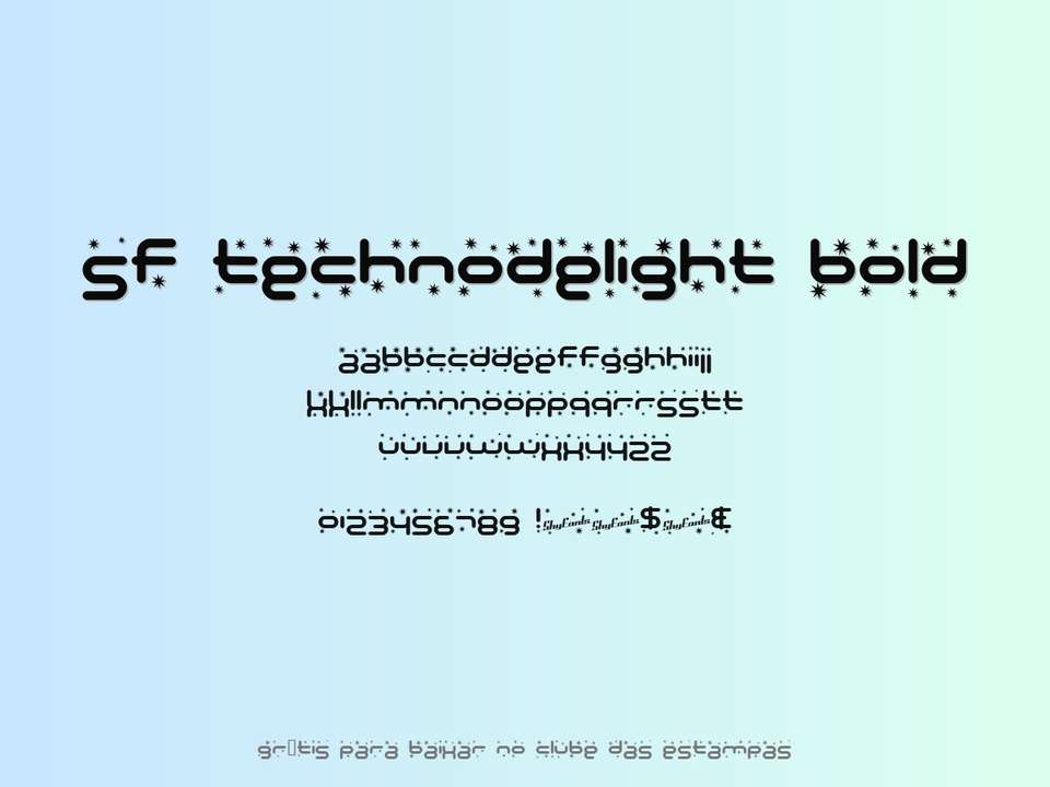 Fonte Sf Technodelight Bold Grátis Para Baixar