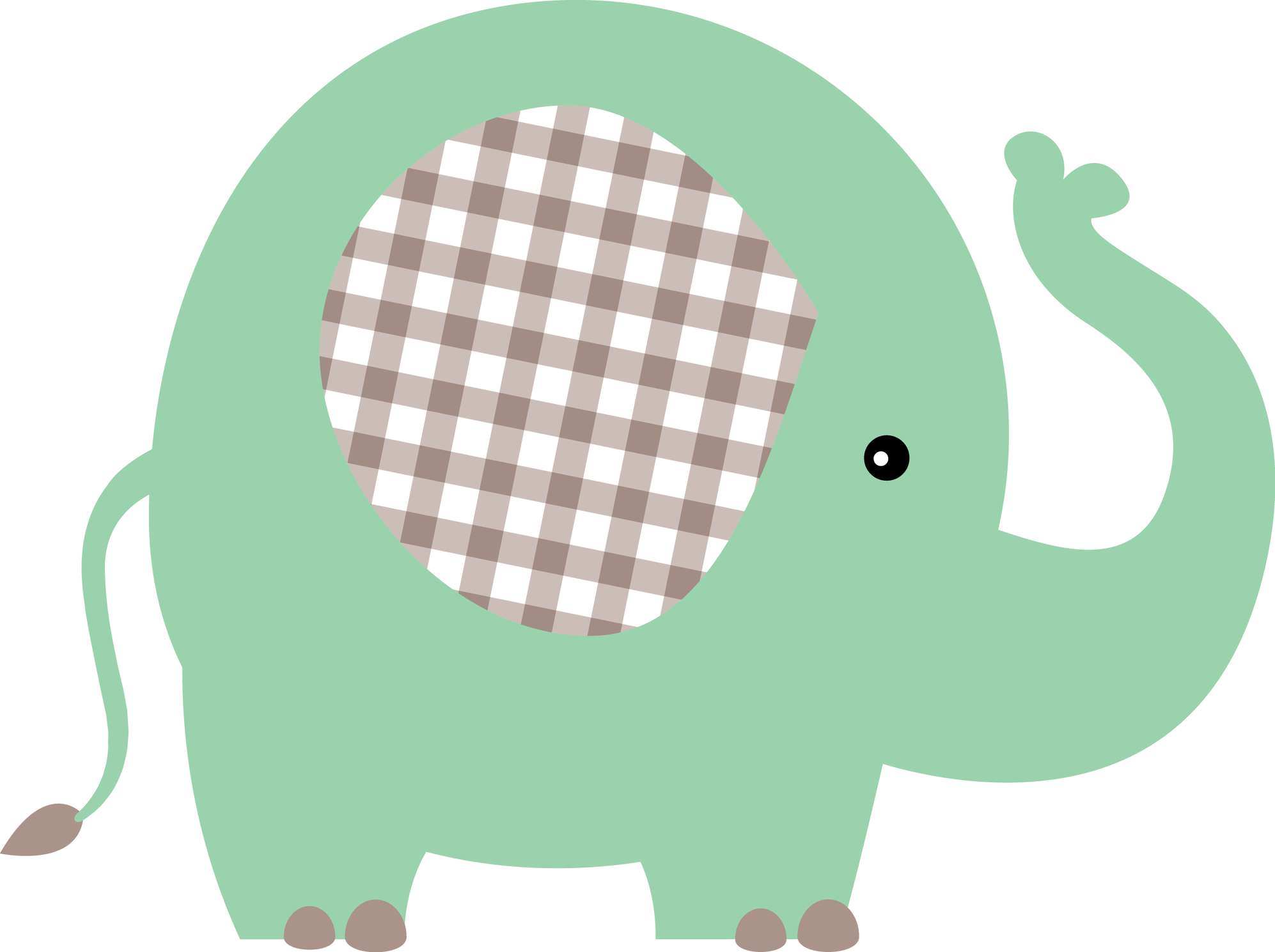 Elemento Elefante Cute Elefantinho Fofo Png (134)