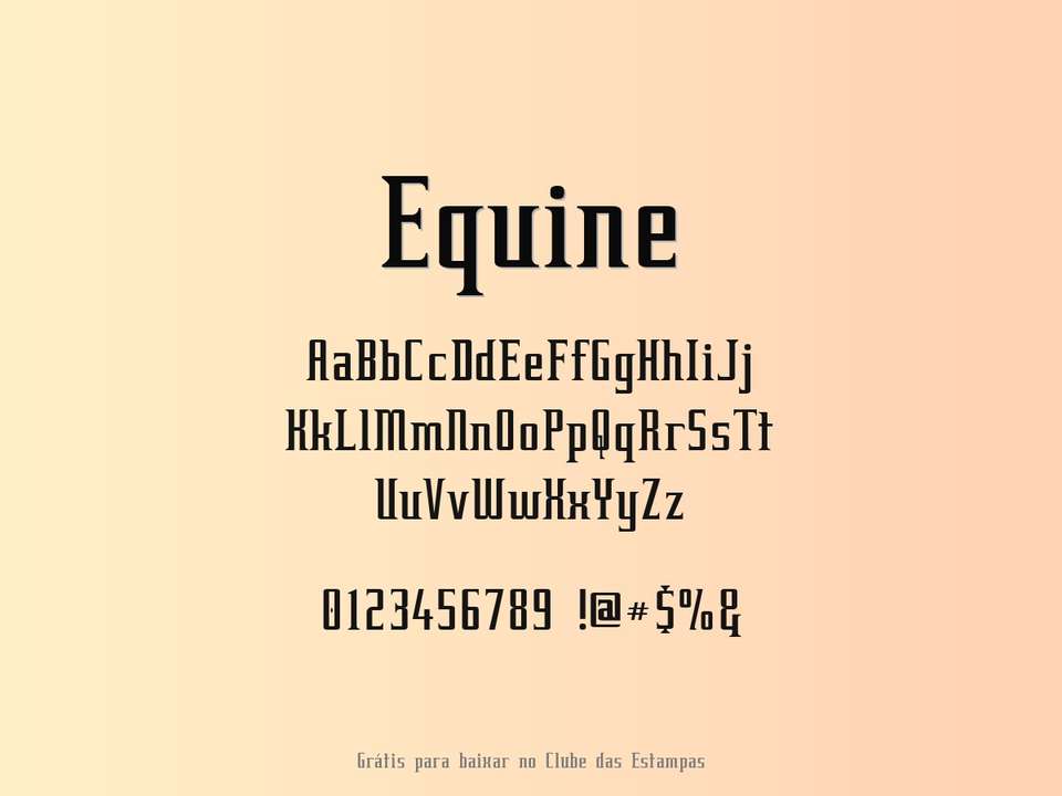 Fonte Equine Grátis Para Baixar