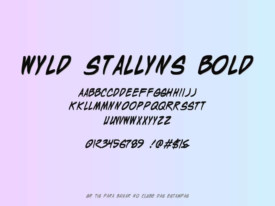 Fonte Wyld Stallyns Bold Grátis Para Baixar