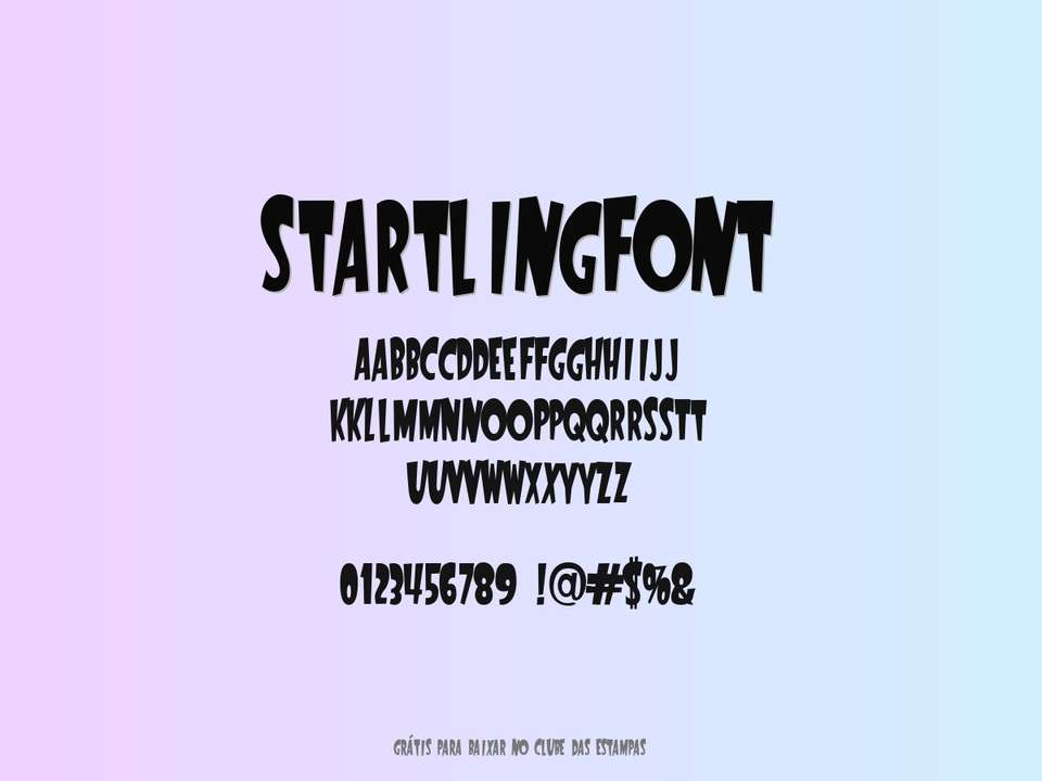 Fonte Startlingfont Grátis Para Baixar