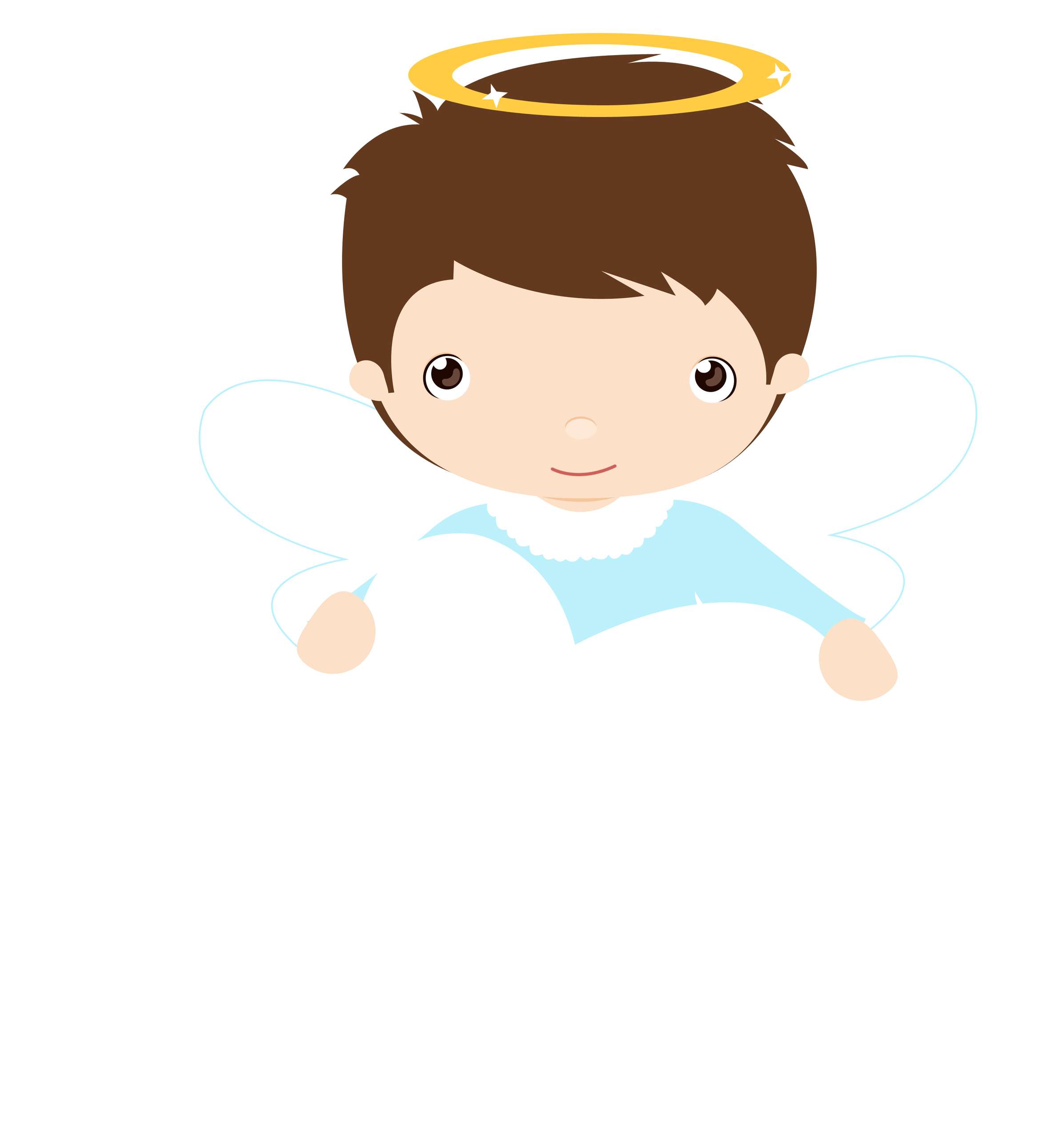 Anjo Menino Na Nuvem Anjos Png Grátis Para Baixar