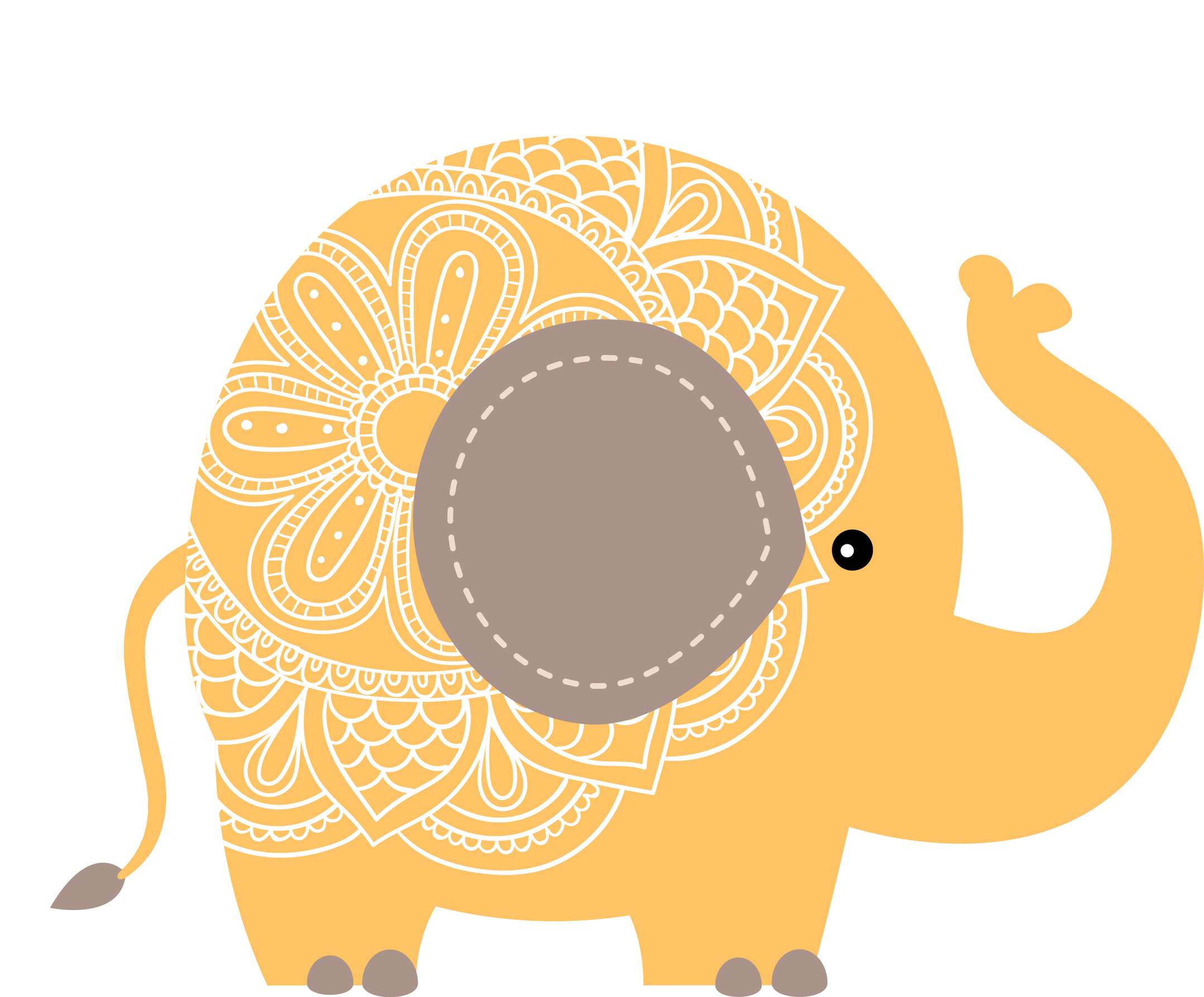 Elemento Elefante Cute Elefantinho Fofo Png (186)