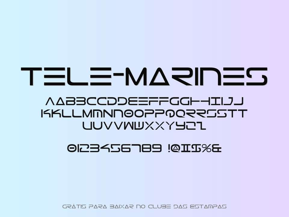 Fonte Tele Marines Grátis Para Baixar