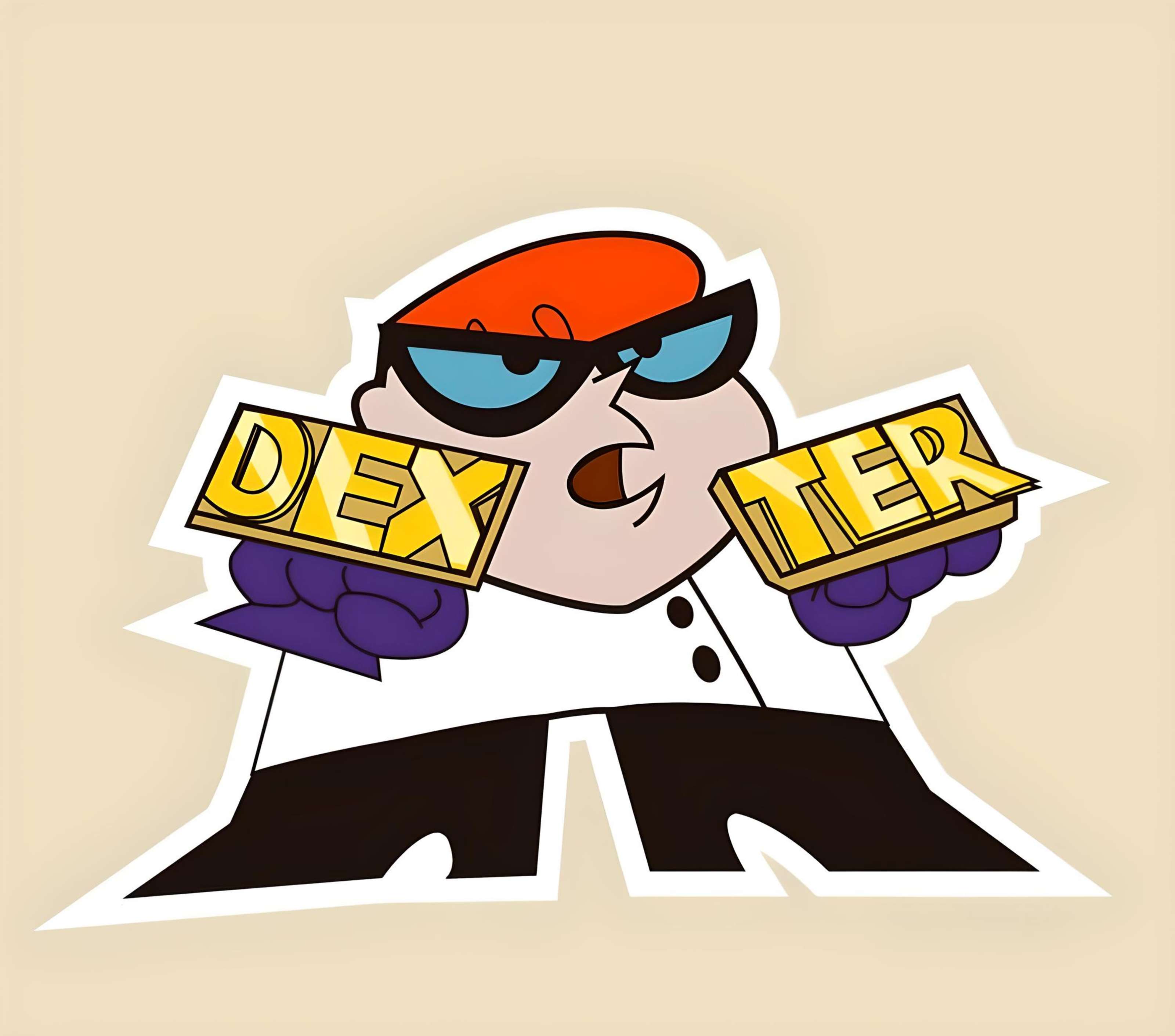 Ilustração Do Personagem Dexter Com Texto Dex Ter Desenho Animado Png Arte Para Caneca Grátis Pra Ba