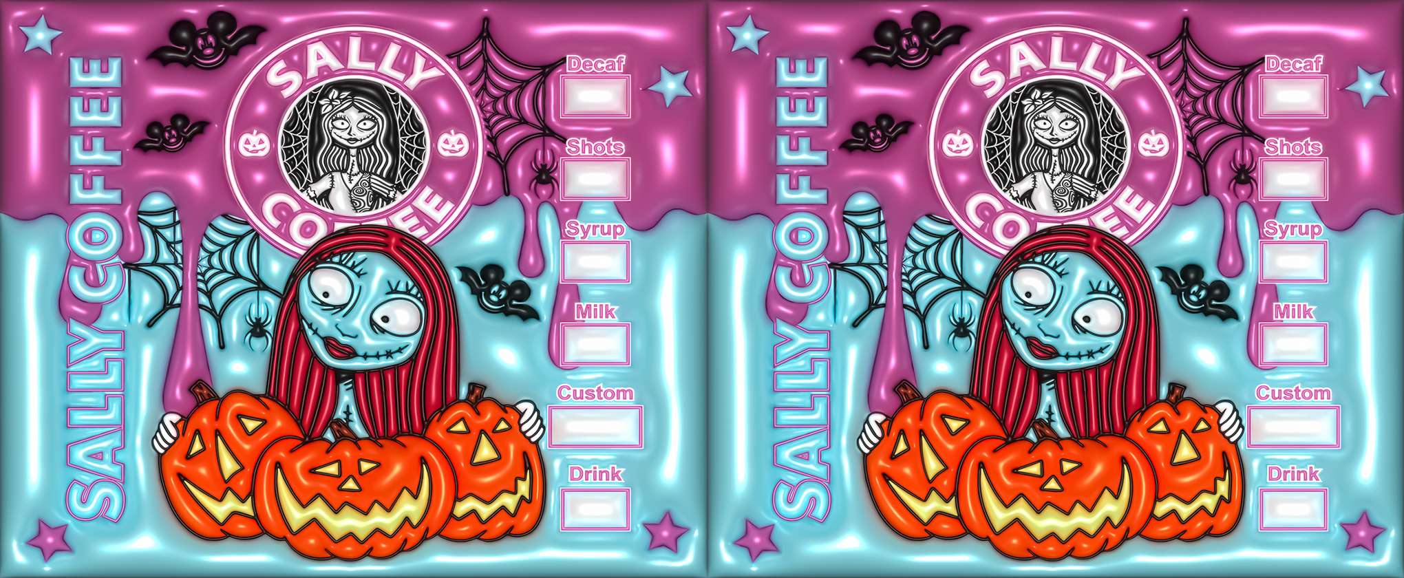 Mockup Copo De Café Sally Coffee Halloween Halloween Png Arte Para Caneca Grátis Pra Baixar