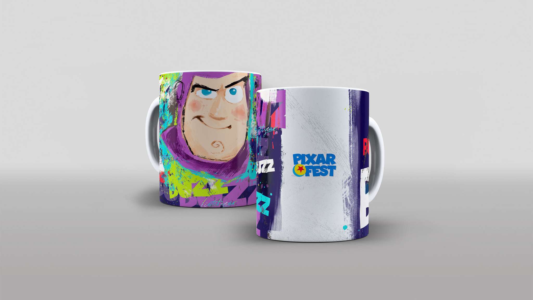 Arte Buzz Lightyear Toy Story Pra Caneca