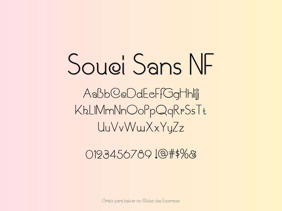 Fonte Souci Sans Nf Grátis Para Baixar