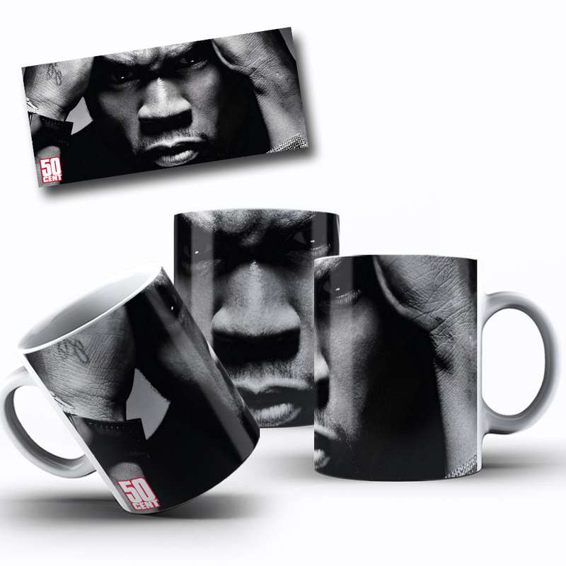 Arte Para Caneca 50 Cent Rapper 1